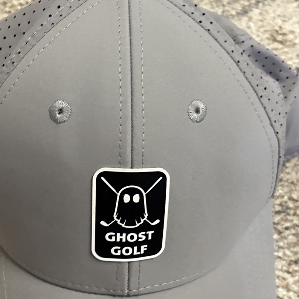 Ghost Golf Icon Patch Snapback Skyview Hat Cap Grey - Picture 3 of 15